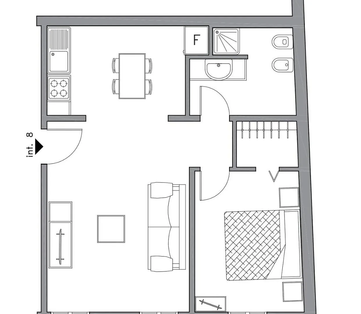 Apartment Int 8 - Suite Ginevra Bologna Italy